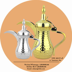 coffee pot with hammer dots all